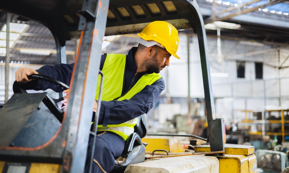 Skilled foreign worker operating equipment in Canada under employer-specific work permit