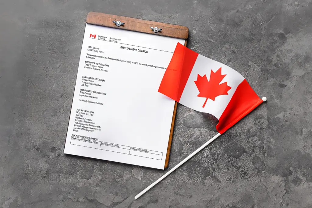 Labour Market Impact Assessment document required for many Canadian work permits