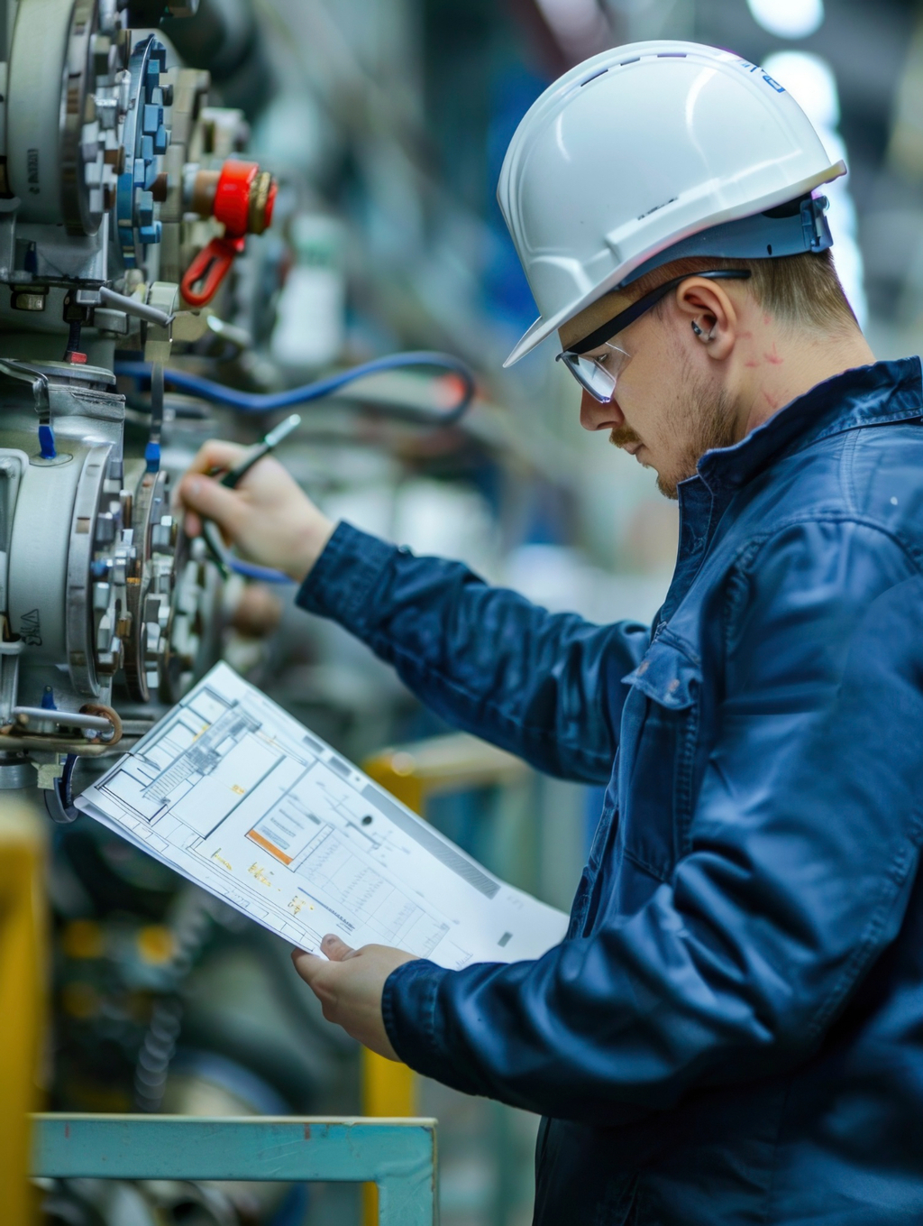 Skilled tradesperson at work illustrating National Occupational Classification and CRS points calculation for Federal Skilled Worker Program